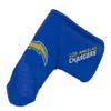 Team Effort Los Angeles Chargers Blue Synthetic Leather Magnetic Closure Blade Putter Cover view 2