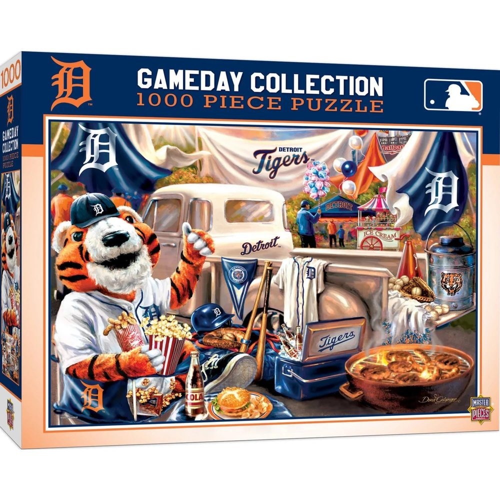 MasterPieces 1000 Piece Jigsaw Puzzle for Adults - MLB Detroit Tigers Gameday - 19.25"x26.75"