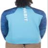 HABIT Men's Black Fork Mountain Trail 1/4 Zip Performance Layer, RT Wav3 Standard Blue/Aquarius, XX-Large view 2