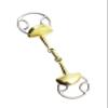 CHALLENGER Horse 4.5" Copper Double Jointed Winged Snaffle Bit with Lozenge 35384A view 1