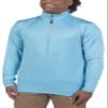 HABIT Men's Black Fork Mountain Trail 1/4 Zip Performance Layer, Norse Blue, Small view 1