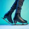 Riedell Topaz Adult Ice Skates for Women and Men - Supportive, Comfortable, Moisture-Wicking Adult Ice Skates with Stainless Steel Eclipse Capri Blade - Black - 4 view 2