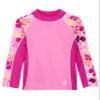 Tuga Girls Shoreline L/S Rash Guard (UPF 50+), Fresia, 4/5 yrs view 1