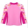 Tuga Girls Shoreline L/S Rash Guard (UPF 50+), Fresia, 4/5 yrs view 2