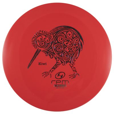 RPM Discs Kiwi Atomic | Distance Driver Golf Disc | Advanced Disc Golf Driver (Red)
