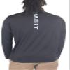 HABIT Men's Black Fork Mountain Trail 1/4 Zip Performance Layer, Black, Large view 2
