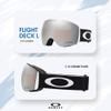 Oakley Flight Deck M OO7064 Black w/Prizm Snow Black Iridium Ski Goggles For Men For Women+ Bundle Accessory Leash Kit, Microfiber Pouch view 3