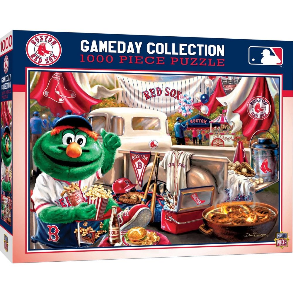 MasterPieces 1000 Piece Jigsaw Puzzle for Adults - MLB Boston Red Sox Gameday - 19.25"x26.75"