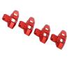 Dilwe RC Brake Calipers, Aluminum Alloy 4PCS RC Replica Brake Calipers Upgrade Spare Part for UDR 1/7 RC Car(red) view 1