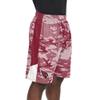 Zubaz NFL Men's Adult Athletic Shorts Camo Lines, Arizona Cardinals, Medium view 2