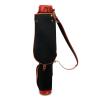 TOURBON Mens Womens Golf Bags Carry Case with Zippered Ball Pocket (33" Golf Carry Bag - Black) view 2