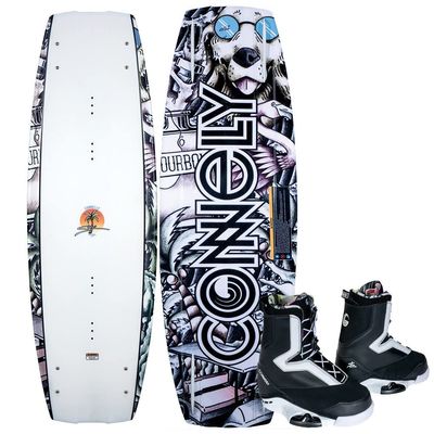 Connelly Steel Wakeboard with SL Boot Mens Black/Medium 136