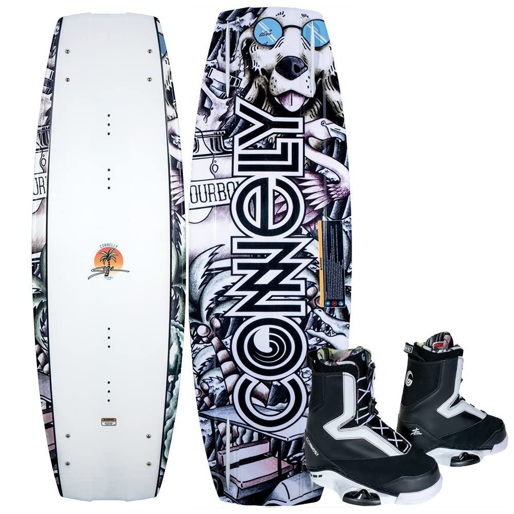 Connelly Steel Wakeboard with SL Boot Mens Black/Medium 136