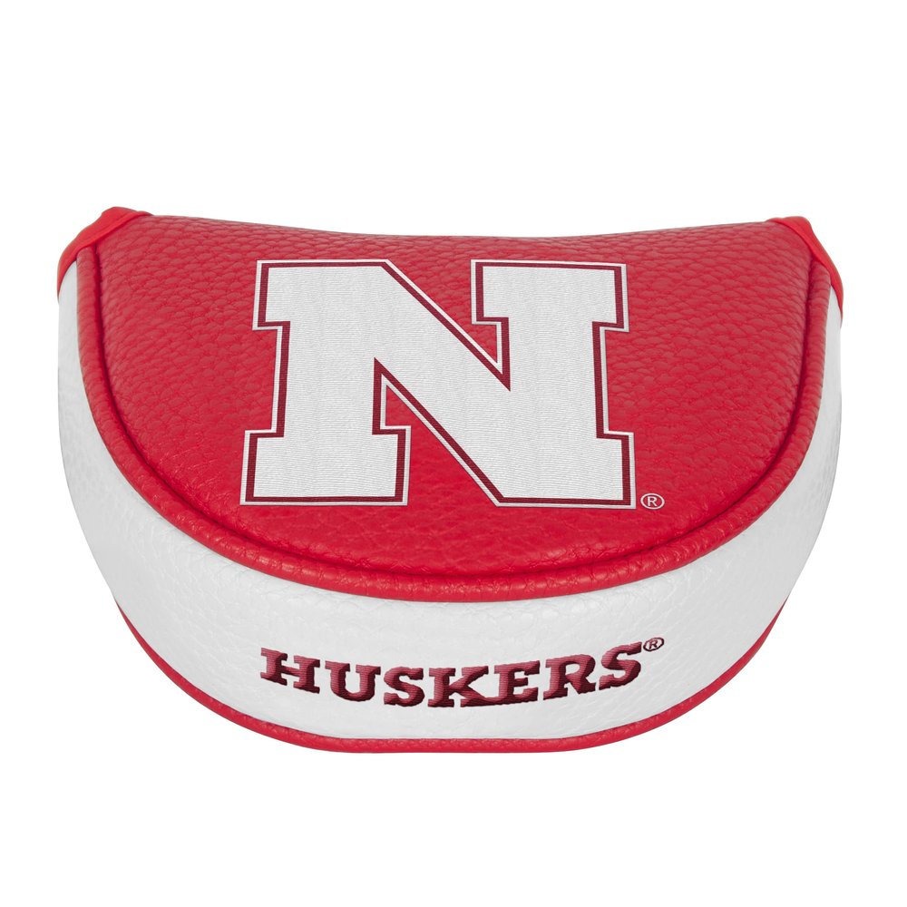 Team Effort Nebraska Cornhuskers Mallet Putter Cover - Red - Synthetic Leather - Golf