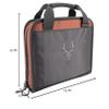 Evolution Outdoor Marksman Series Double Pistol Case  13 in., 1680D, Grey, Gun Case with Fleece Lining, Hunting Gun Bag view 2