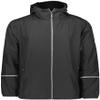 Holloway Men's Packable Full Zip Jacket, Black, 2XL view 4