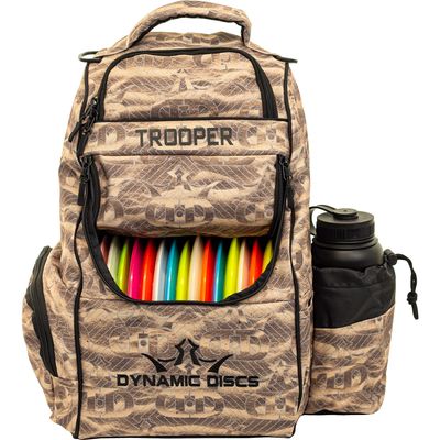 Dynamic Discs Trooper Disc Golf Backpack - Flying Frisbee Bags - Holds 18+ Discs Capacity Storage - Ideal Disc Golf Accessories for Men - Lightweight & Durable Sports Backpack for Men (Mirage)