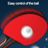 LINGOSHUN 4 Star Table Tennis Bats,Comfortable Handle,Carbon Ping Pong Paddle for High-Level Training, ITTF Approved Rubber / 1 Pack/Long Handle view 2