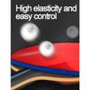 LINGOSHUN 4 Star Table Tennis Bats,Comfortable Handle,Carbon Ping Pong Paddle for High-Level Training, ITTF Approved Rubber / 1 Pack/Long Handle view 3