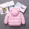 Ruyang Kids Hoodie Down jacket Toddler Baby Boy Girl Winter Cartoon Windproof Coat Hooded Warm Outerwear Jacket (Pink, 3-4 Years) view 3