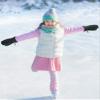 Hicarer 4 Pairs Winter Gloves for Kids Waterproof Snow Ski Gloves Girls Boys Warm Unisex Youth Clothes for Cold Weather(Red, Blue, White, Yellow,1-4 Years Old) view 4