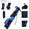 LAISUNTIM Golf Stand Bag Retractable, Portable Golf Bag with 2 Way Divider and Dual Straps, Waterproof Wear-Resistant Durable Fabric Golf Bag for Women and Men (Blue) view 3