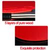 LINGOSHUN Table Tennis Bats,5-Ply Wood,Beginner Ping Pong Racket Set for Children Adult Family Game,Offensive Rubber / 4 Stars/Short Handle view 2