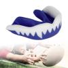 Mouth Guard, Compact Portable Professional Dental Guard Safe Eco Friendly for Hockey MMA for Basketball Football(Blue) view 3