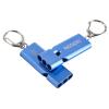 Whistle Emergency Noopel Three Tubes Survival Whistles 2 Pack with Lanyard for Hiking Camping Kayak Sports Outdoor Safety Kids Lifeguard Rescue Signaling (Blue) view 2