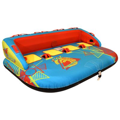 Connelly Towable Watersports Tube, Fun 4-4 Rider Tube