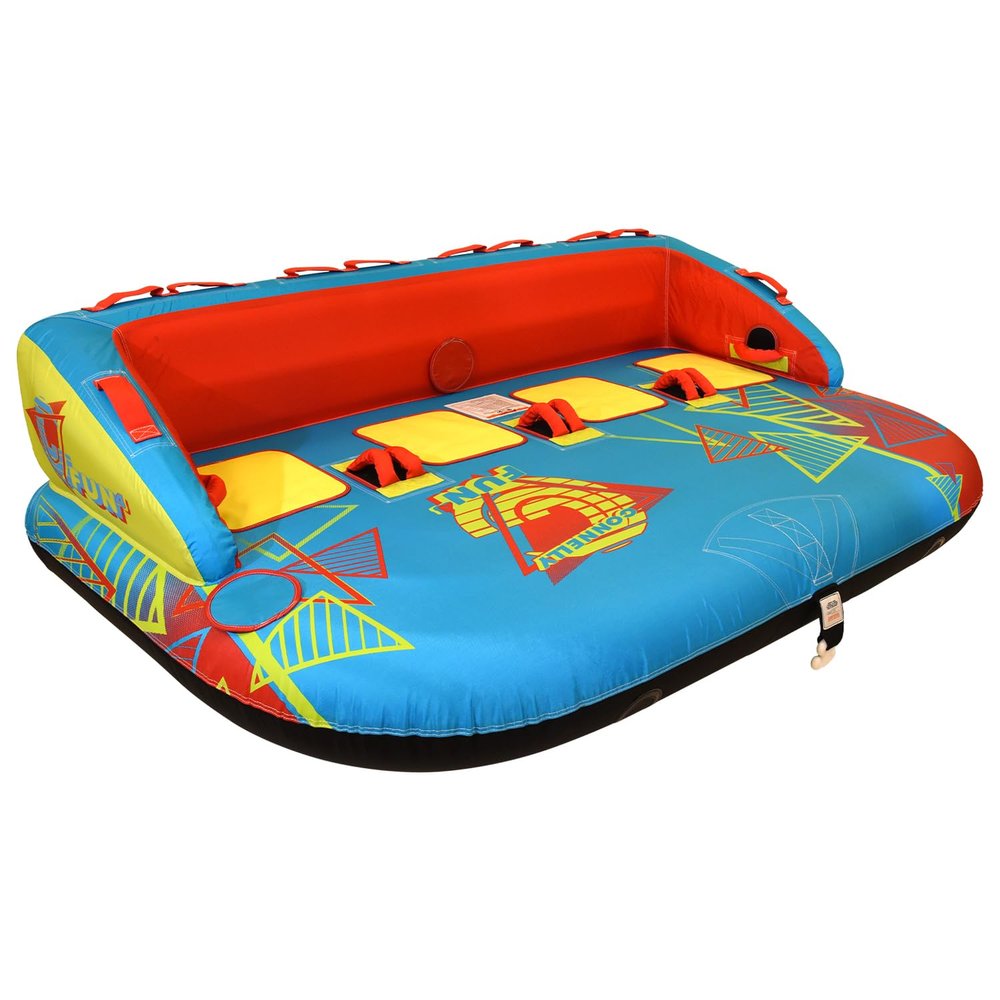 Connelly Towable Watersports Tube, Fun 4-4 Rider Tube