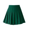 TONCHENGSD Women's High Waist Pleated Mini Skirt Skater Tennis Skirt (Dark Green 02, XXL) view 1