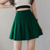 TONCHENGSD Women's High Waist Pleated Mini Skirt Skater Tennis Skirt (Dark Green 02, XXL) view 2