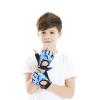 Kids Half Finger Cycling Gloves - Breathable Non-Slip Fingerless Bike Riding Mittens, Shockproof Sports Training UV Protection Outdoor Skateboard Gloves for Boys Girls 6-10Y view 2