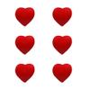 BESPORTBLE 6pcs Heart-Shaped Tennis Racket Dampeners for Shock Absorption Attractive Design for Players Seeking Reduced Vibration and Enhanced Performance