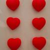 BESPORTBLE 6pcs Heart-Shaped Tennis Racket Dampeners for Shock Absorption Attractive Design for Players Seeking Reduced Vibration and Enhanced Performance view 3