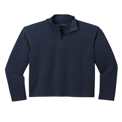 Port Authority Men's Microterry Quarter-Zip Pullover