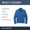 Port Authority Men's Microterry Quarter-Zip Pullover view 4