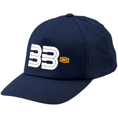 100% Men's BB33 Xfit Trucker Adjustable Hats,Large/X-Large,Navy