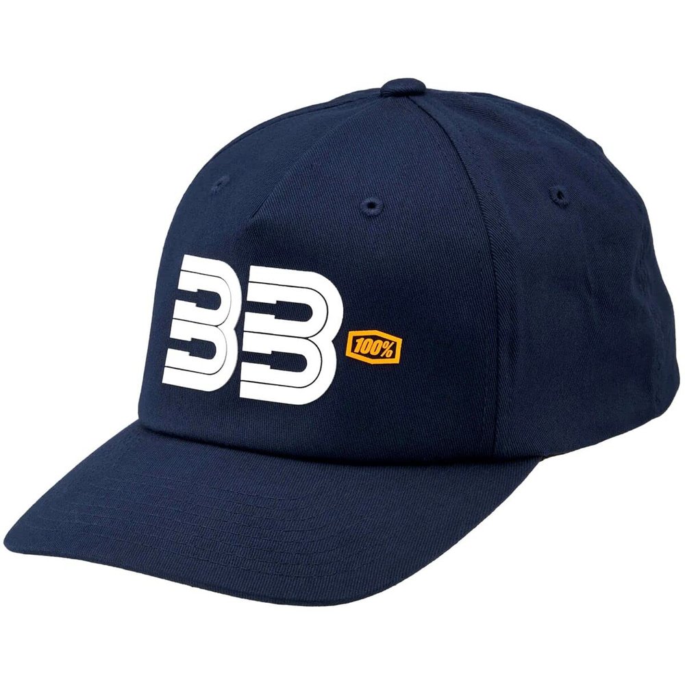 100% Men's BB33 Xfit Trucker Adjustable Hats,Large/X-Large,Navy