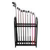 DNYSYSJ Golf Putter Stand, Sturdy Metal Golf Club Display Stand Rack Golf Club Putter Stand, 18 Golf Clubs Organizer Holder Golf Clubs Shelf, Golf Club Set Storage Golf Putter Rack view 3