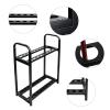 DNYSYSJ Golf Putter Stand, Sturdy Metal Golf Club Display Stand Rack Golf Club Putter Stand, 18 Golf Clubs Organizer Holder Golf Clubs Shelf, Golf Club Set Storage Golf Putter Rack view 4