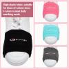 Geyoga Dance Shoe Covers Socks for Dancing on Smooth Floors Over Sneakers Protecting Knee(4 Pairs,Black, Gray, Red, Blue) view 3