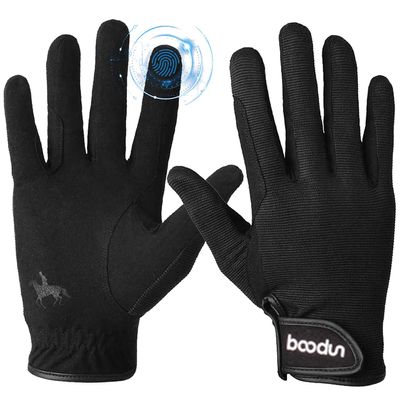 Peicees Horseback Riding Gloves - Professional Equestrian Gloves for Women, Men- Touchscreen, Cycling, Motorcycle Outdoors