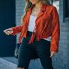 Inevnen Fringe Jacket Women Long Sleeve Vintage Coats Open-Front Tassel Cardigan Casual Outerwear (XL, Red) view 4