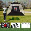 KAIDIDA Golf Hitting Net Portable: 10X7 FT for Backyard Garden Training Driving Gift for Adults with Carry Bag Tee Cap Turf Ball view 3