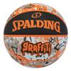 United Sports Unisex  Adult's Spalding Graffiti Sz7 Ball, Orange, 7 (EU) view 1