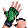 Ventilated Workout Gloves With Elastic Wrist Wraps and Open Back [Full Dexterity|Shock Absorbing], Silicon Padded for Weight Lifting, Fitness and Water Sports - for Men and Women view 1