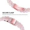 AISPORTS Resin Band Compatible for Fitbit Luxe Band for Women Men, Stylish Slim Lightweight Resin Bracelet Stainless Steel Metal Buckle Replacement Band for Fitbit Luxe Fitness and Wellness Tracker view 3