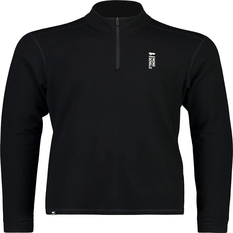 Cascade 1/4 Zip Top - Men's, Black, XL